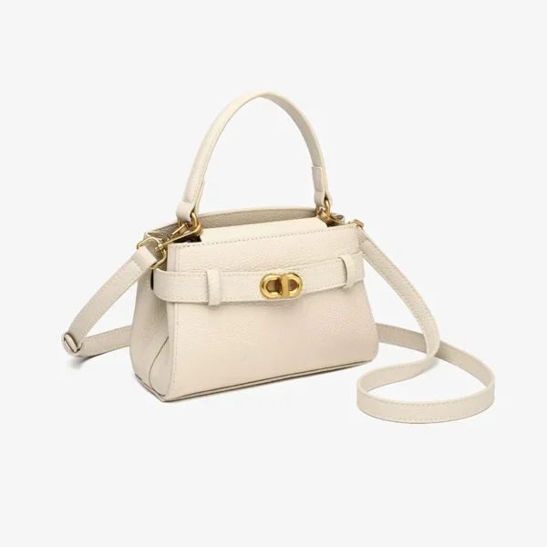 2023 Solid Color Fashion Simple Ladies Handbag Bag Real Cowhide Leather Clutches Shoulder Women Crossbody Bag